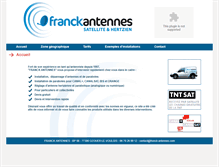 Tablet Screenshot of franck-antennes.com